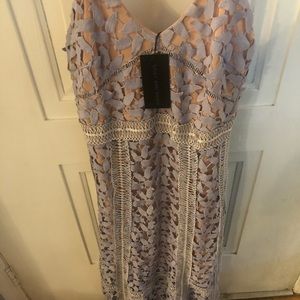 Lilly and Rider Periwinkle Blue Elegant Dress